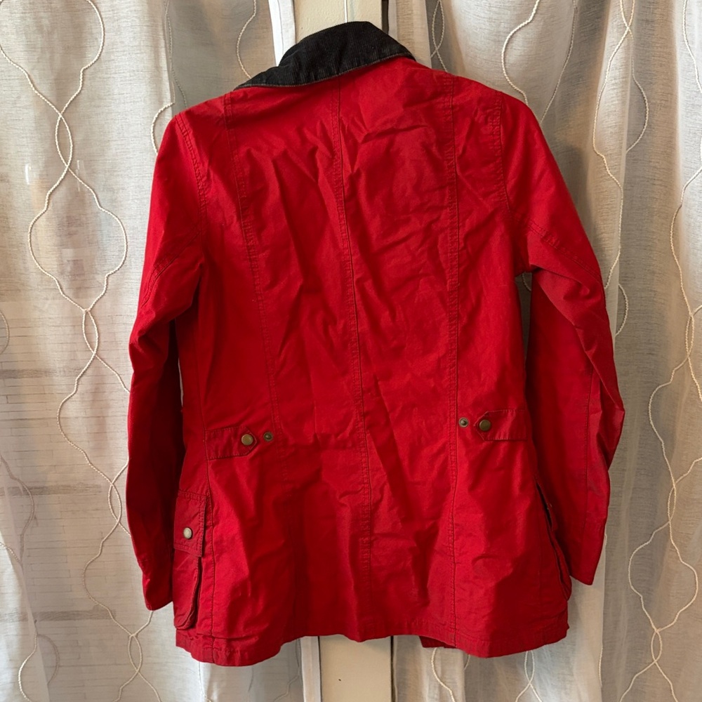 Barbour Women’s Vibrant Red Field Jacket - Picture 3 of 4